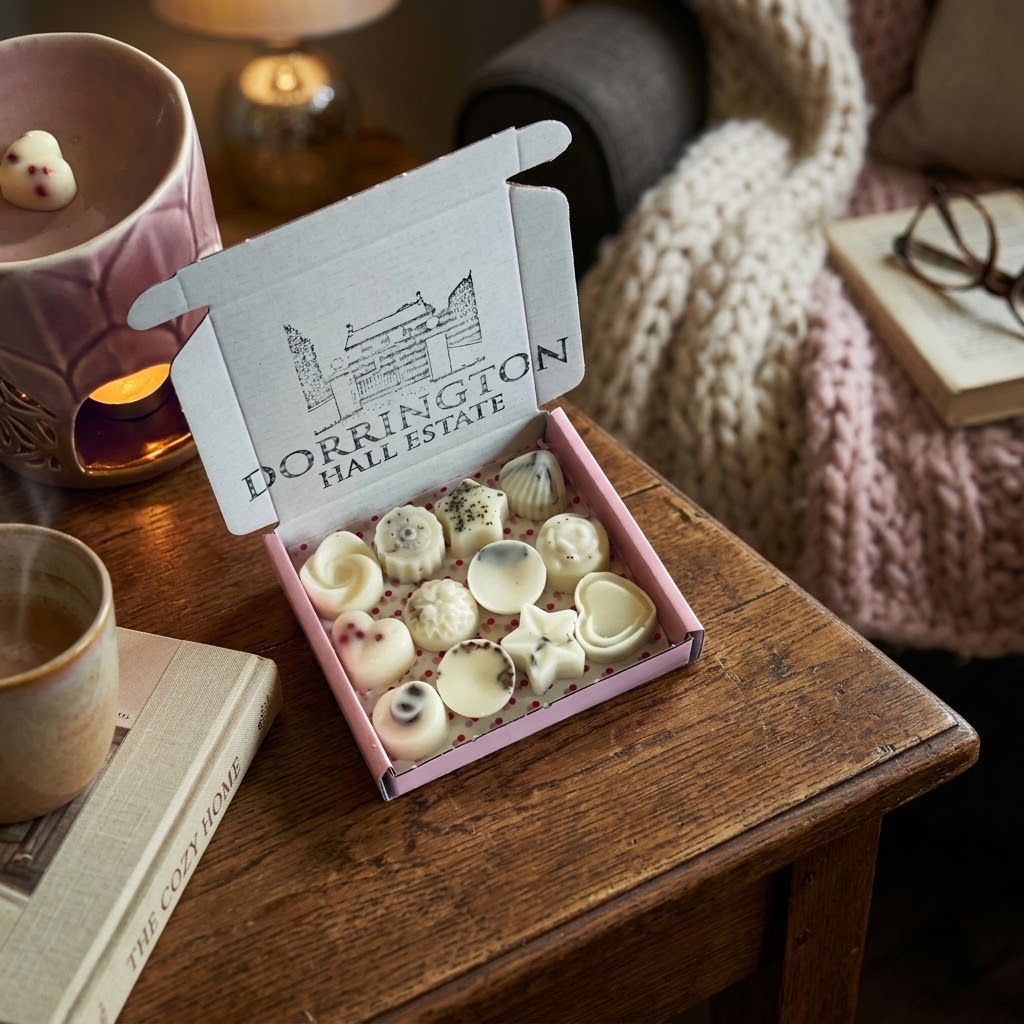 Luxury botanical soy wax melts from Dorrington Hall Estate